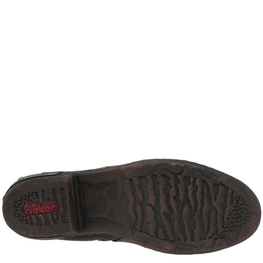 Mustat Rieker Sierra Naisten Pitkät Saappaat