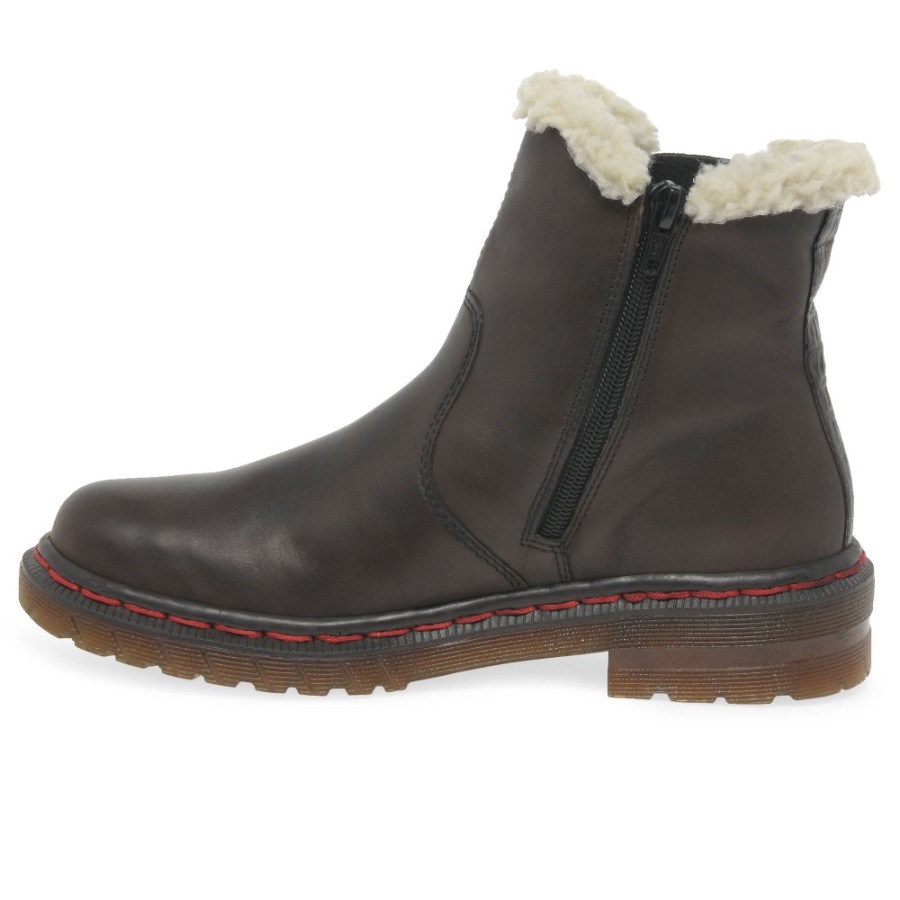 Ruskeat Rieker Fontane Naisten Chelsea Saappaat