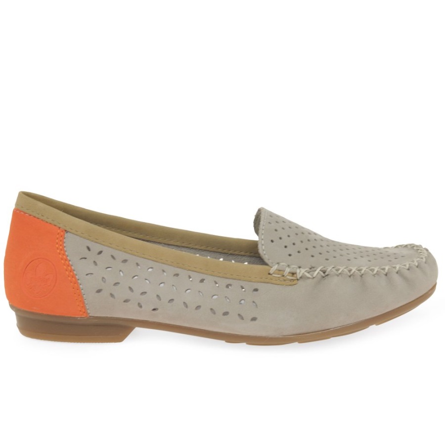 Pilvi Rieker Peggy Naisten Rei'itetty Yksityiskohta Mokasiinit