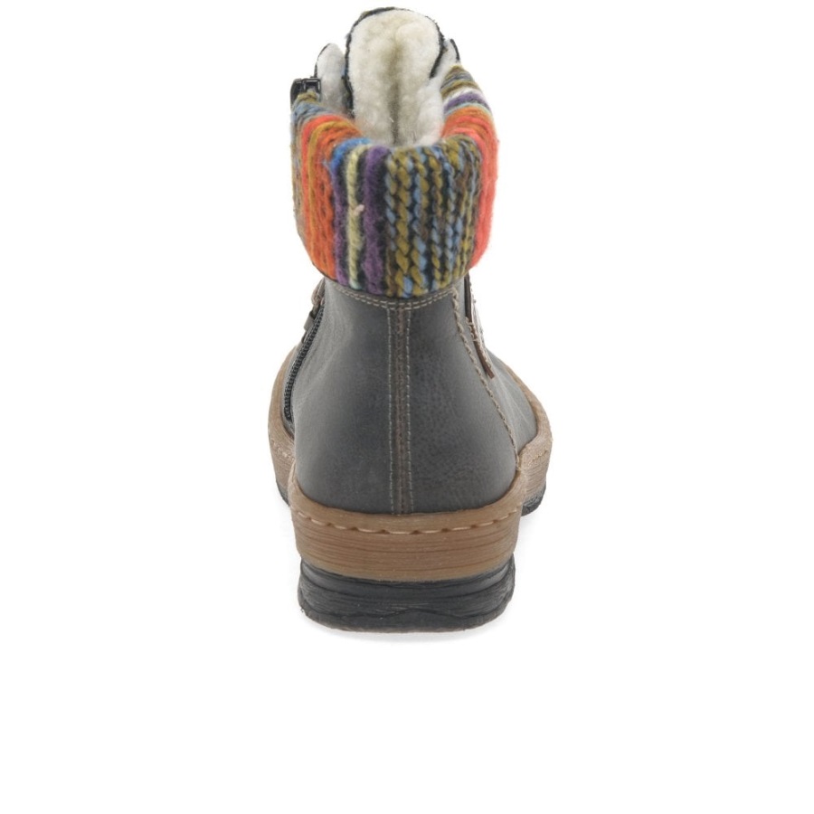 Grafiitti Rieker Smaragdi Naisten Retkeilijän Nilkkurit