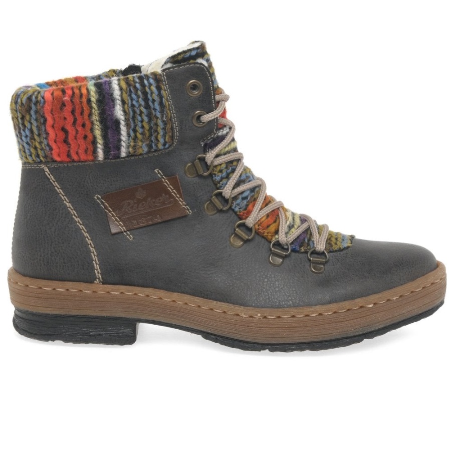 Grafiitti Rieker Smaragdi Naisten Retkeilijän Nilkkurit