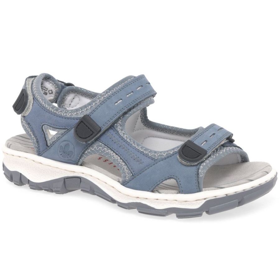 Farkut Rieker Liza Naisten Riptape Sandaalit