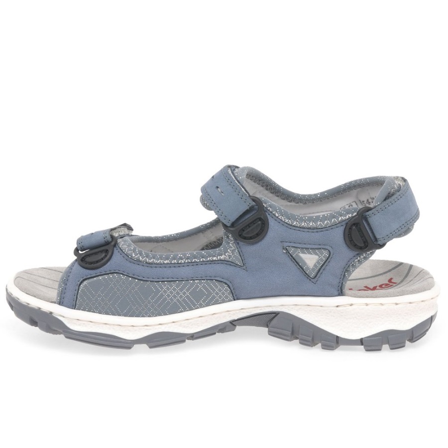 Farkut Rieker Liza Naisten Riptape Sandaalit