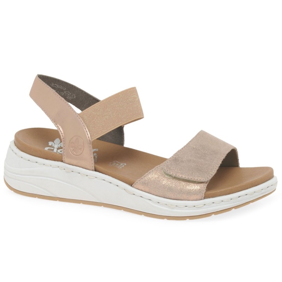Metalliset Rieker Eastbourne Naisten Sandaalit