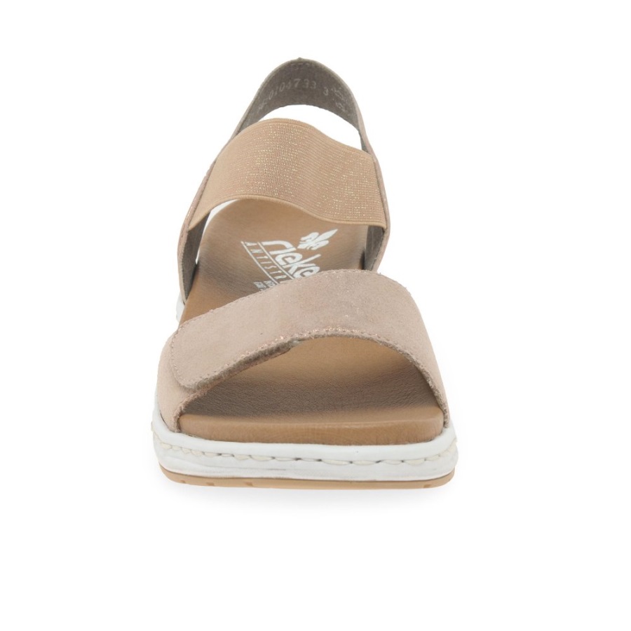 Metalliset Rieker Eastbourne Naisten Sandaalit