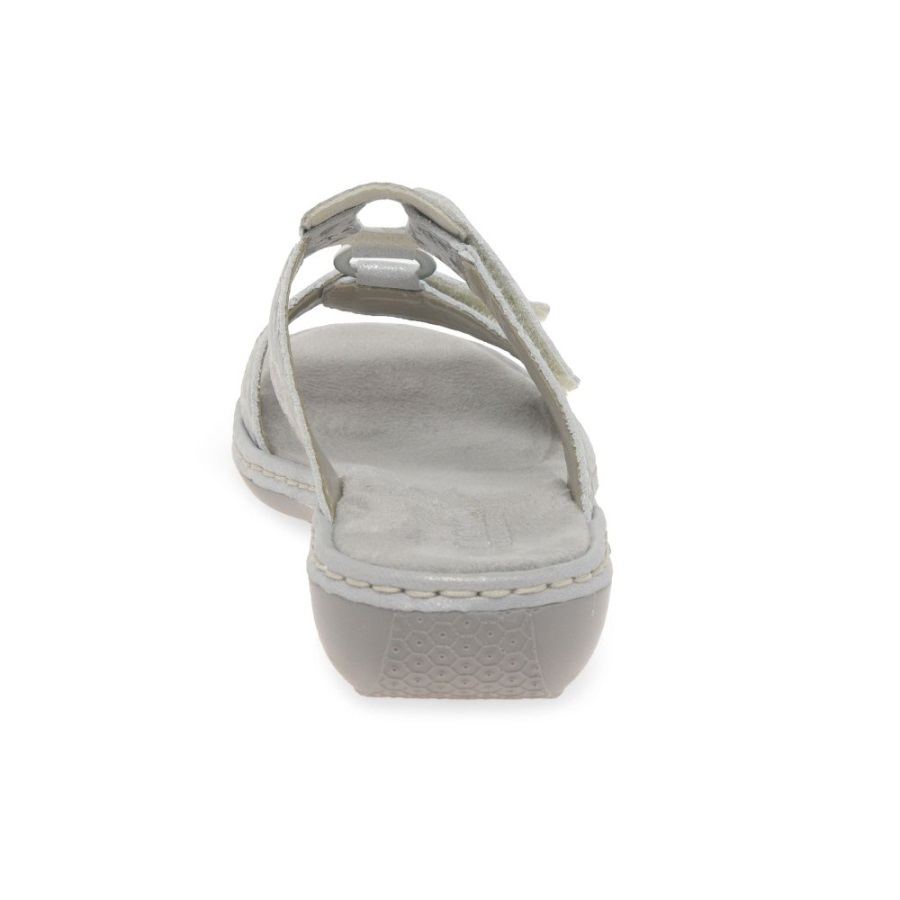 Metalliset Rieker Space Naisten Riptape Sandaalit