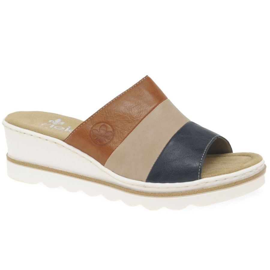 Multi Rieker Jay Naisten Wedge Heel Sandaalit