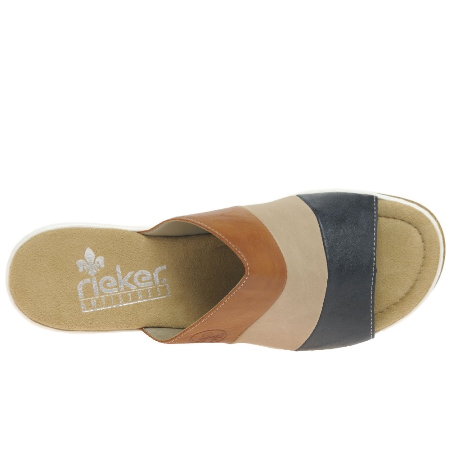 Multi Rieker Jay Naisten Wedge Heel Sandaalit
