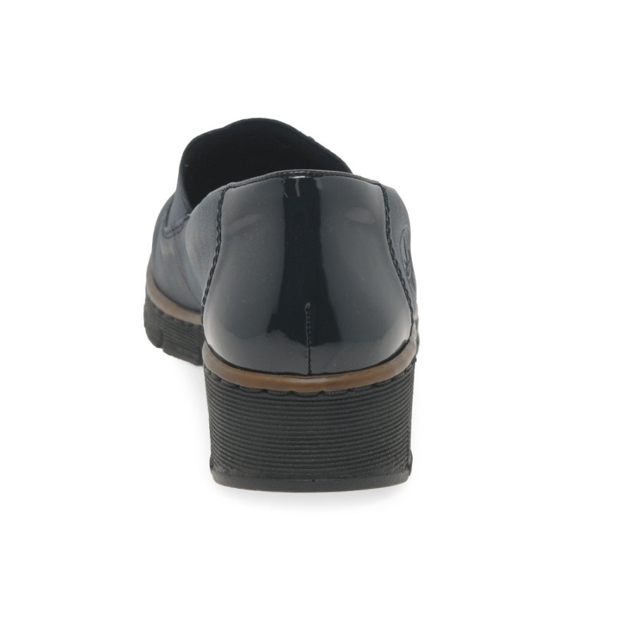 Navy Rieker Gleam Naisten Tupsuhousut