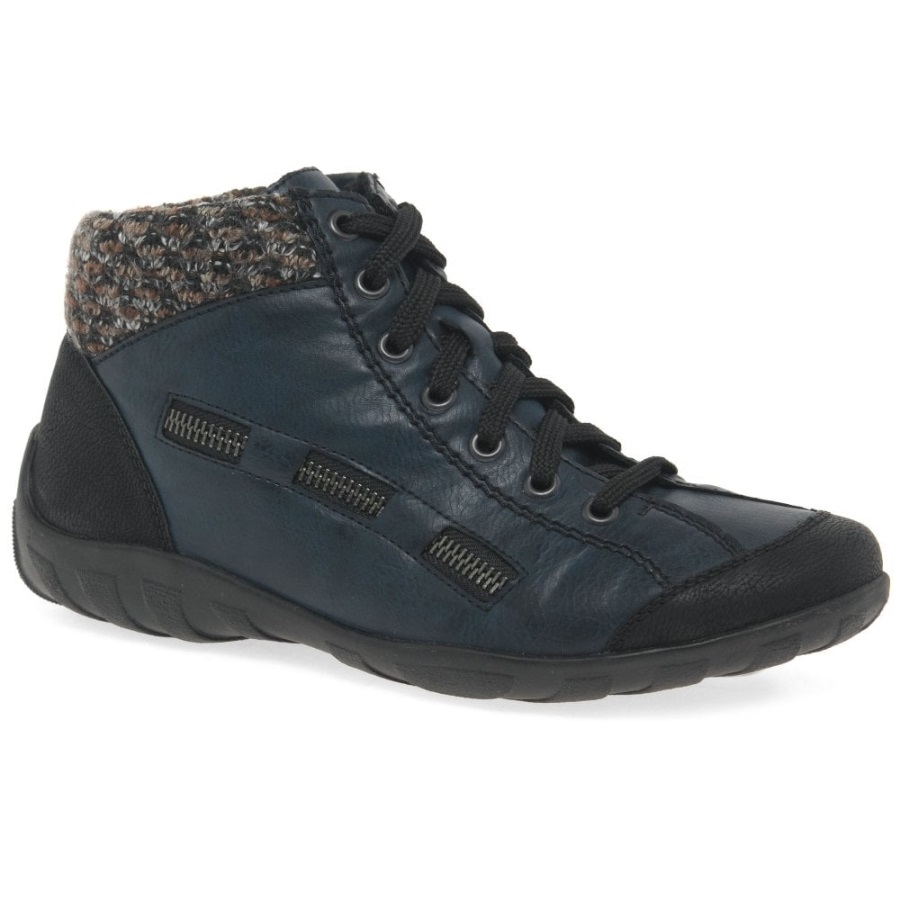 Laivastonsininen Rieker Jinnie Naisten Rennot Vetoketjulliset Nilkkurit