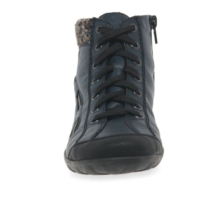 Laivastonsininen Rieker Jinnie Naisten Rennot Vetoketjulliset Nilkkurit