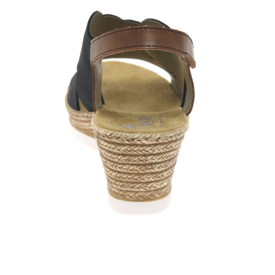 Rieker Ambient Naisten Wedge Sandaalit Pacific