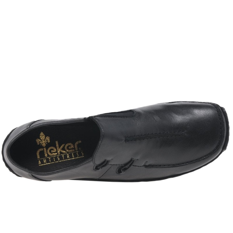Rieker Celia Naisten Nahkainen Vapaa-ajan Kenkä Musta