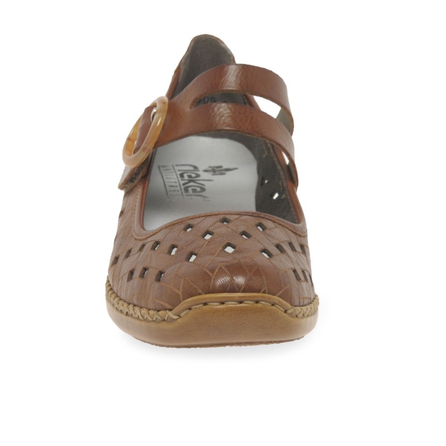 Rieker Deborah Naisten Mary Jane Kengät Cuoio