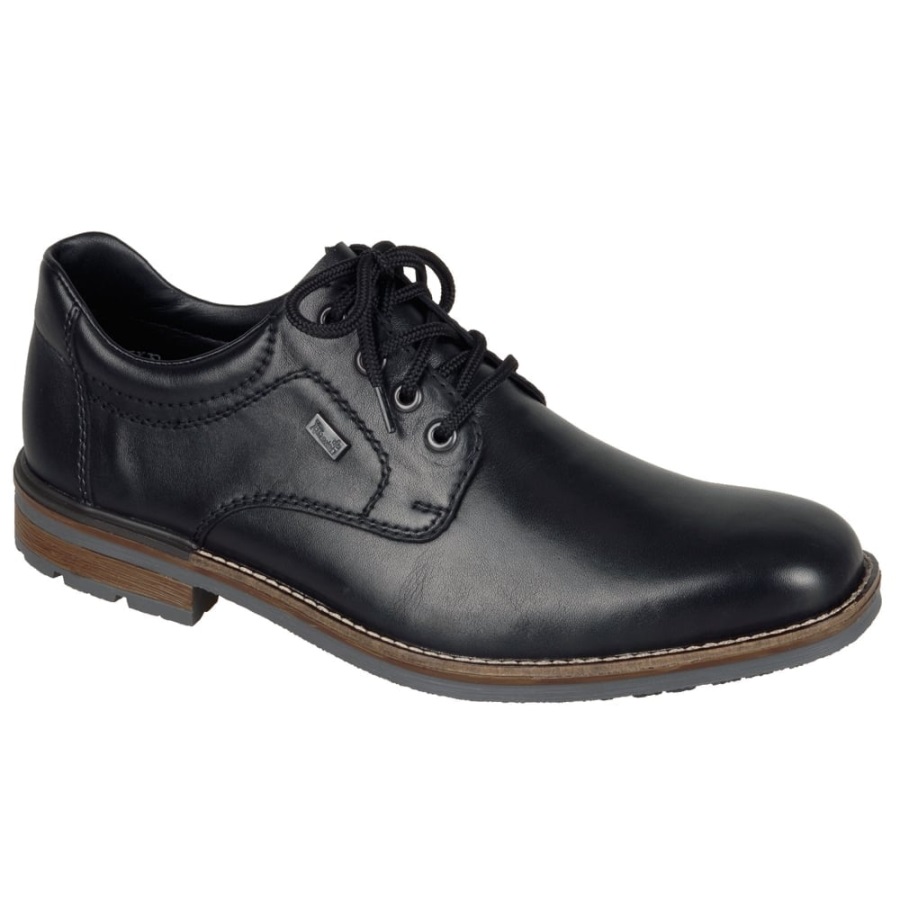 Rieker Edon Miesten Muodollinen Nauhakengät Mustat