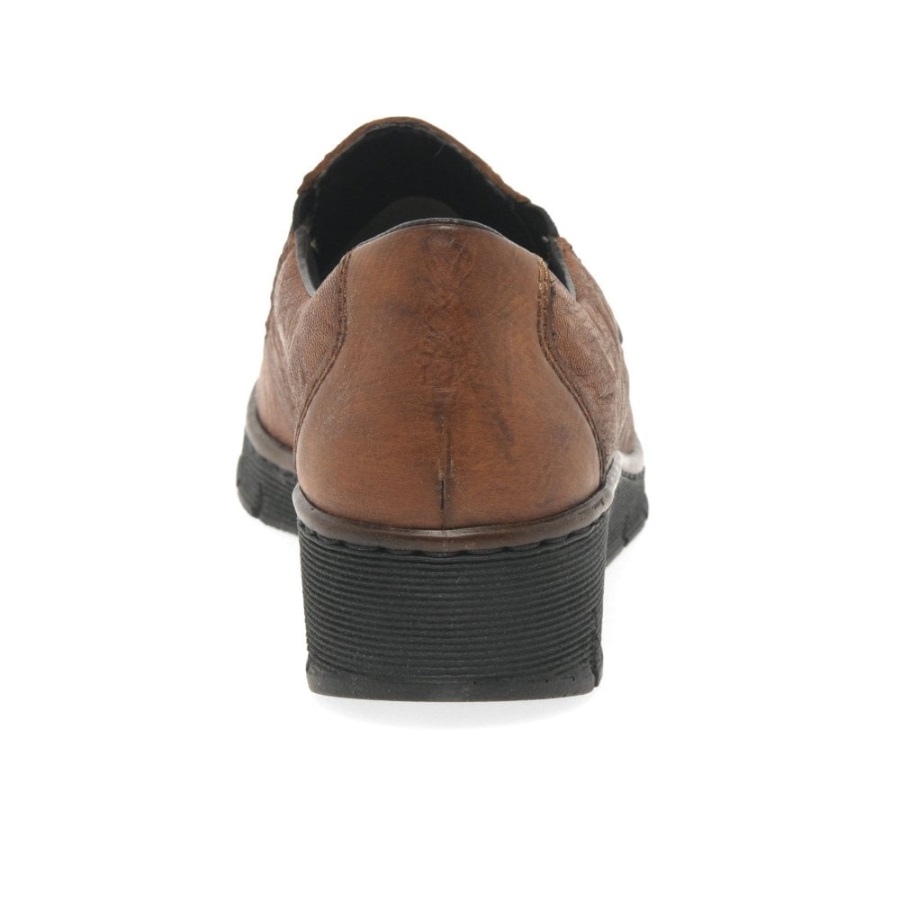 Rieker Gala Naisten Rento Kiilakorkokengät Kastanja