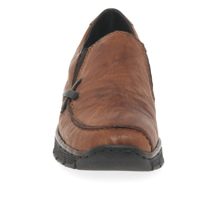 Rieker Gala Naisten Rento Kiilakorkokengät Kastanja