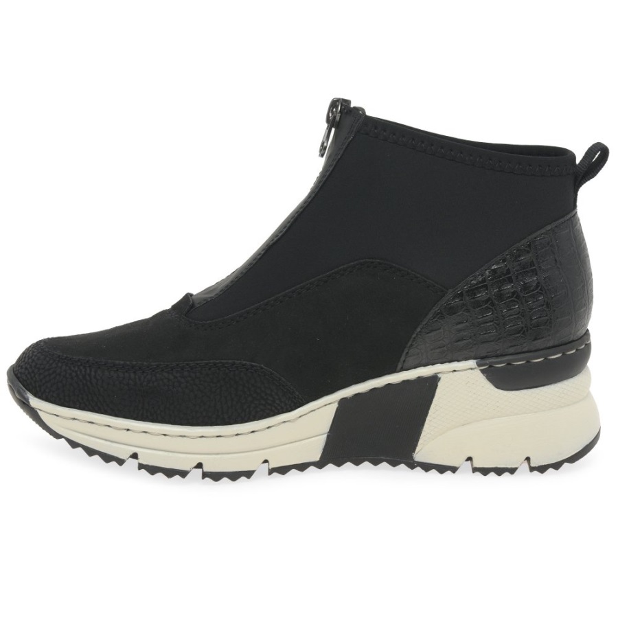 Rieker Greece Naisten Nilkkurit Mustat