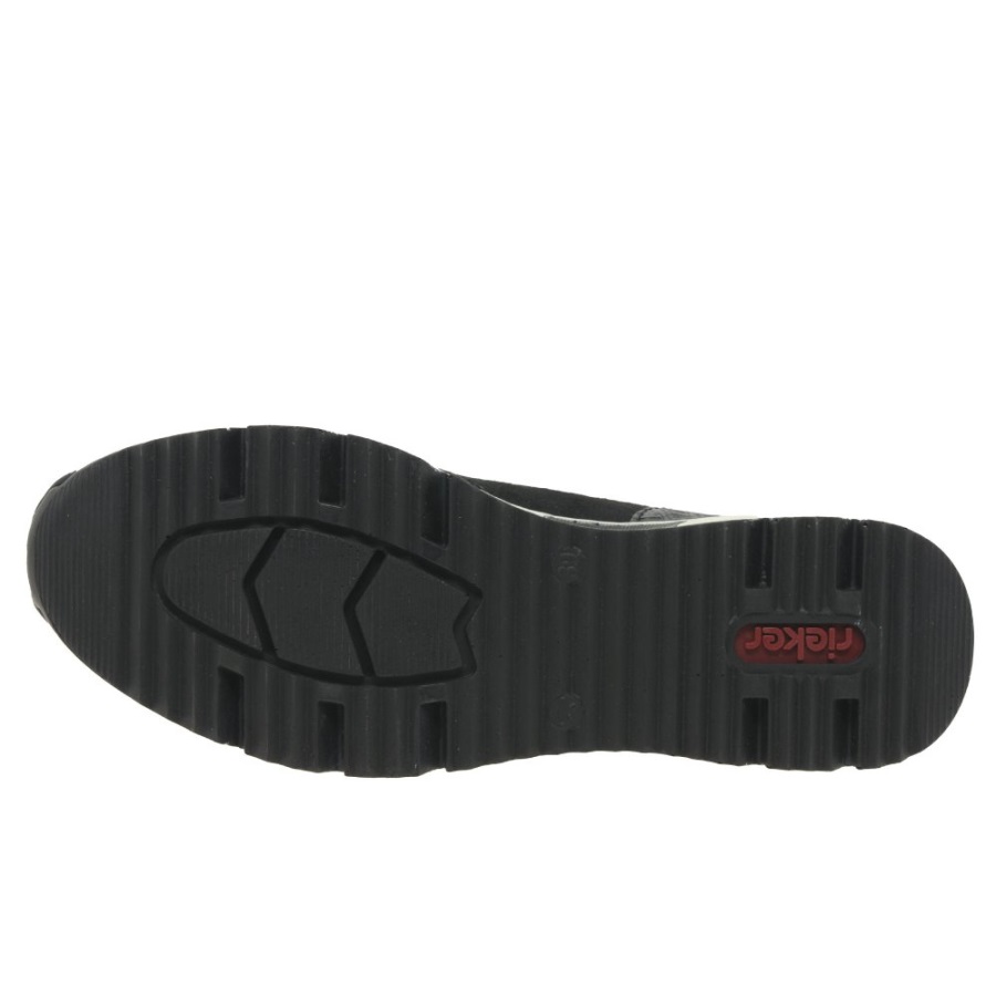 Rieker Greece Naisten Nilkkurit Mustat