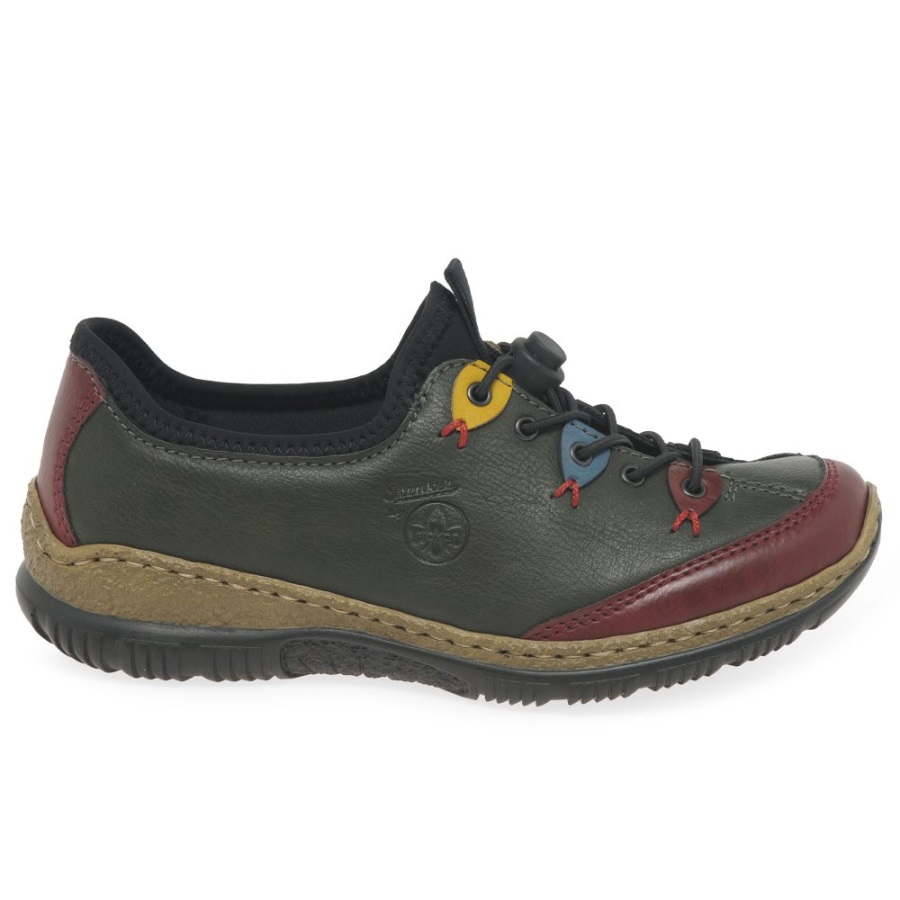 Rieker Herbie Naisten Pull On Kengät Wine