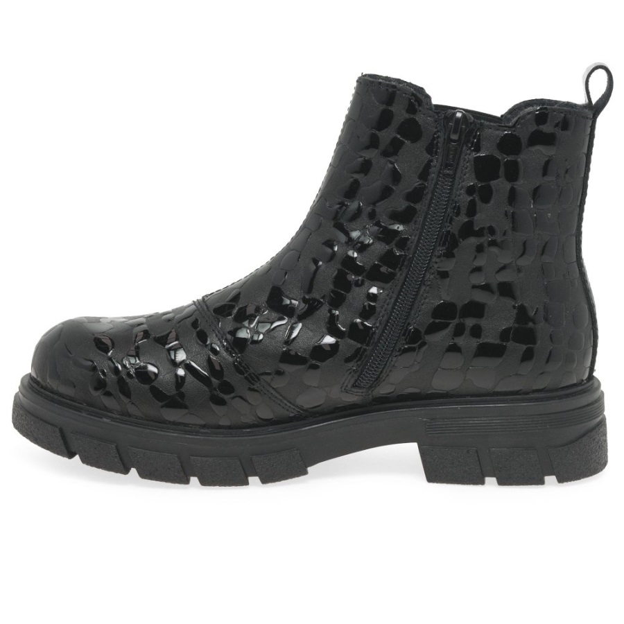 Rieker Leith Naisten Chelsea Saappaat Mustat