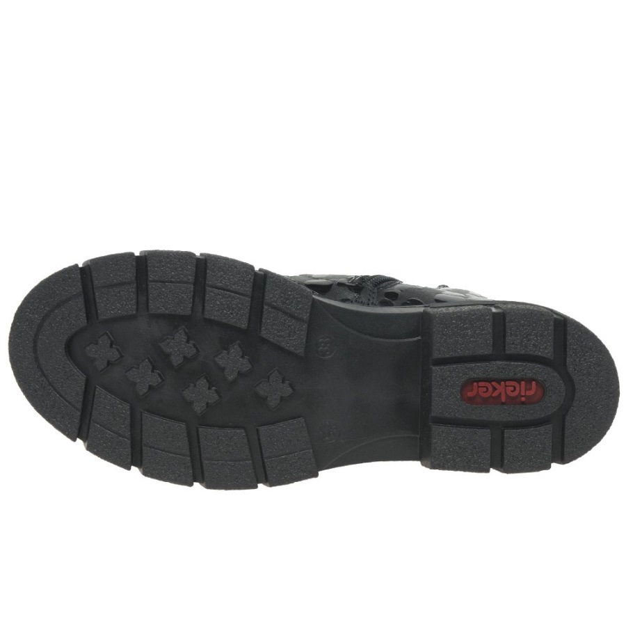 Rieker Leith Naisten Chelsea Saappaat Mustat