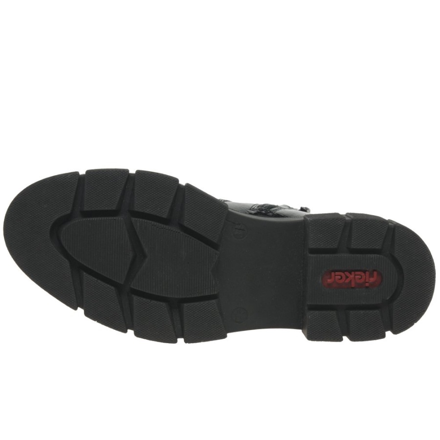 Rieker Nula Naisten Chelsea Mustat Saappaat