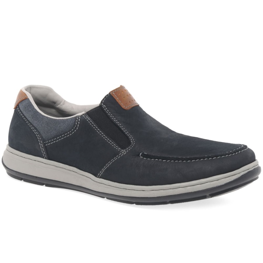 Rieker Patros Miesten Rento Slip On Kengät Nubuck