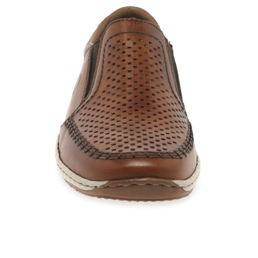 Rieker Pronto Miesten Slip On Kengät Maapähkinä