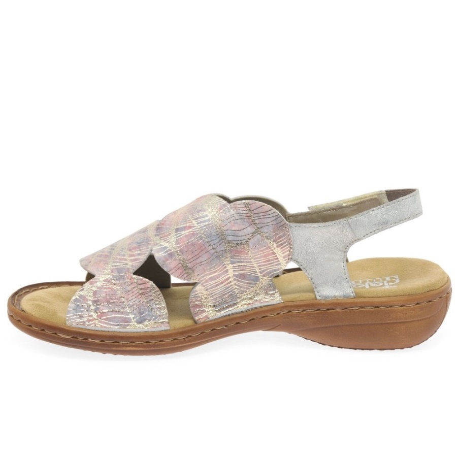 Rieker Spin Naisten Sandaalit Pinkki