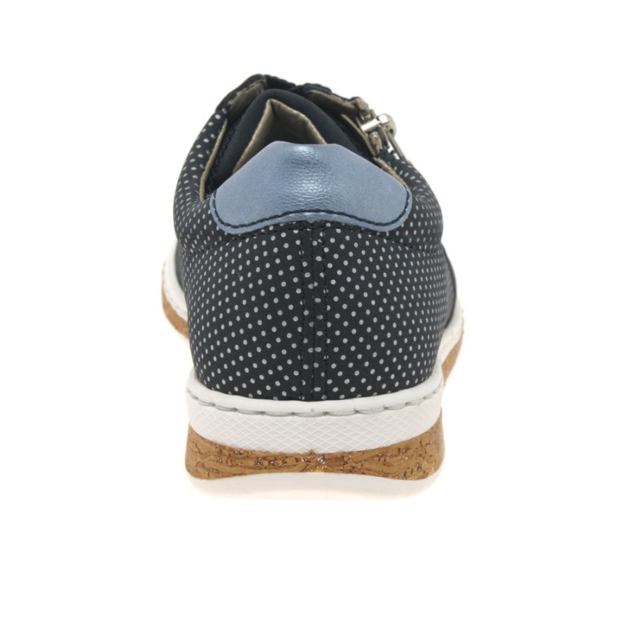 Rieker Tiva Naisten Casual Sports Trainers Pacific