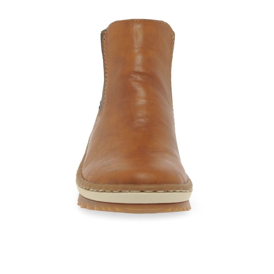 Rieker Weave Naisten Chelsea Saappaat Cayenne