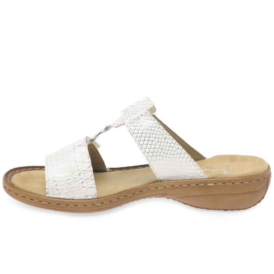 Valkoinen Rieker Festivaali Naisten Rento Muulit