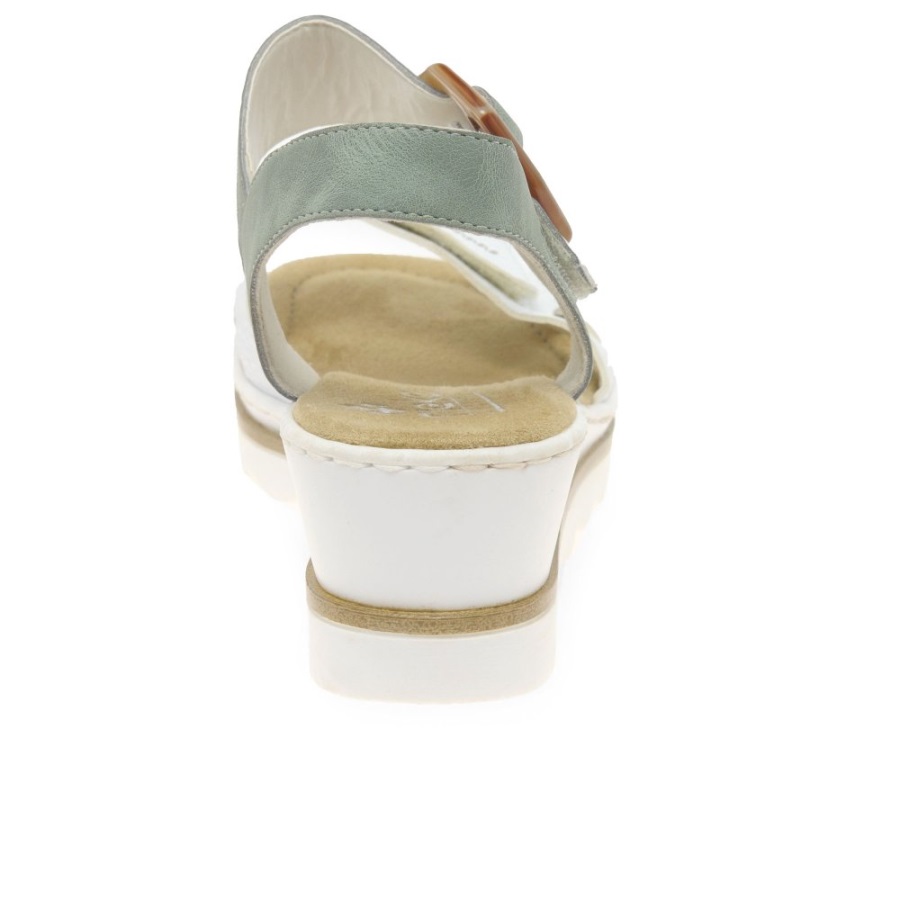 Valkoiset Rieker Jena Naisten Wedge Heel Sandaalit