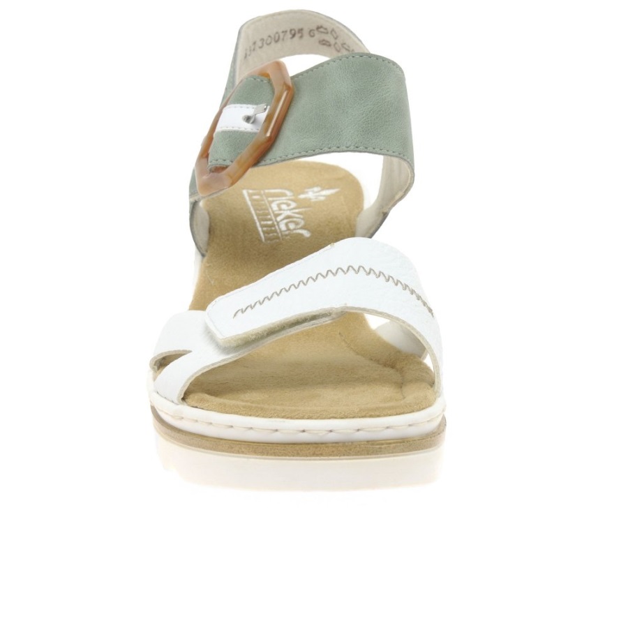 Valkoiset Rieker Jena Naisten Wedge Heel Sandaalit