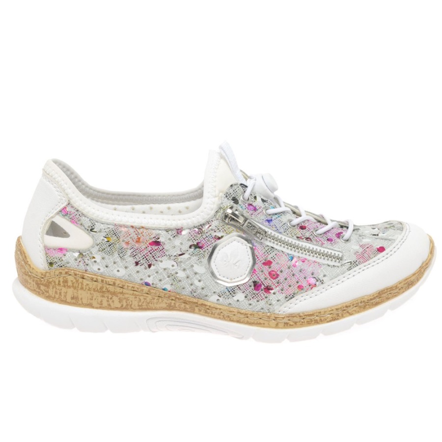 Valkoiset Rieker Rita Naisten Urheilukengät