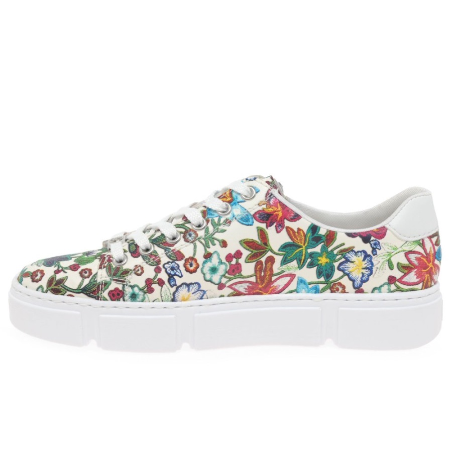 Valkoiset Rieker Summerfield Naisten Tennarit