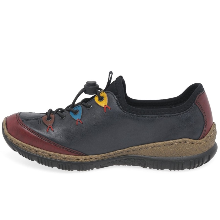 Wine Rieker Herbie Naisten Pull On Kengät