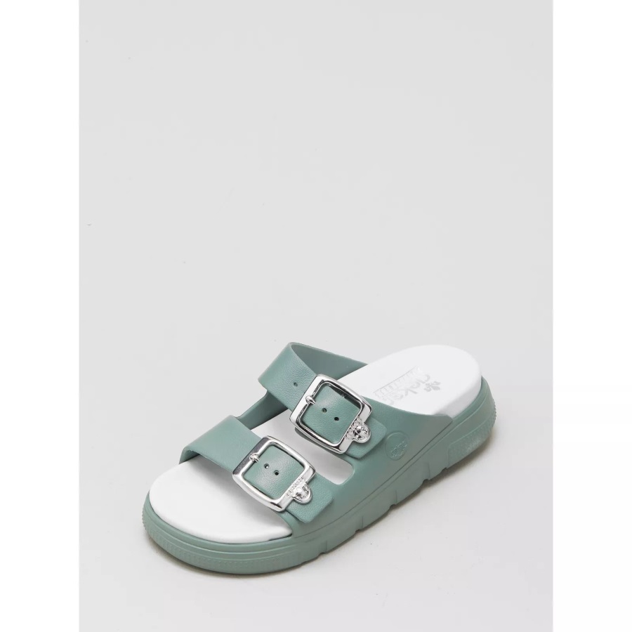 Rieker Double Strap Slide Sandaali Pinkki