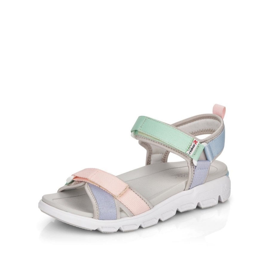 Rieker R-evolution V8401 Naisten Sandaalit Metallinen