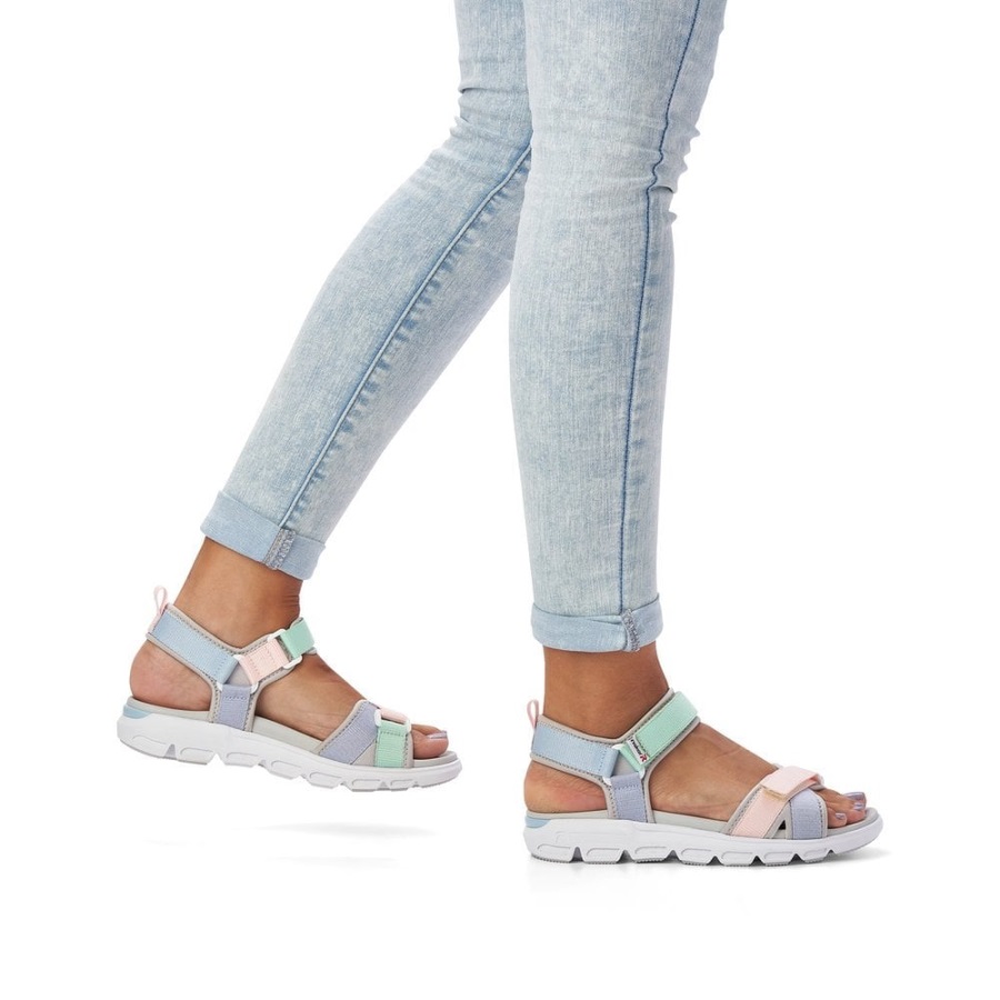 Rieker R-evolution V8401 Naisten Sandaalit Metallinen