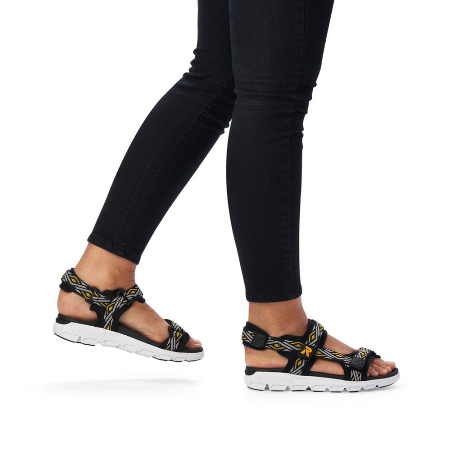 Rieker R-evolution V8402 Naisten Sandaalit Mustat