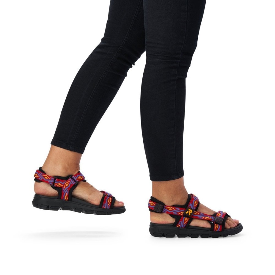 Rieker Punaiset R-evolution V8402 Naisten Sandaalit