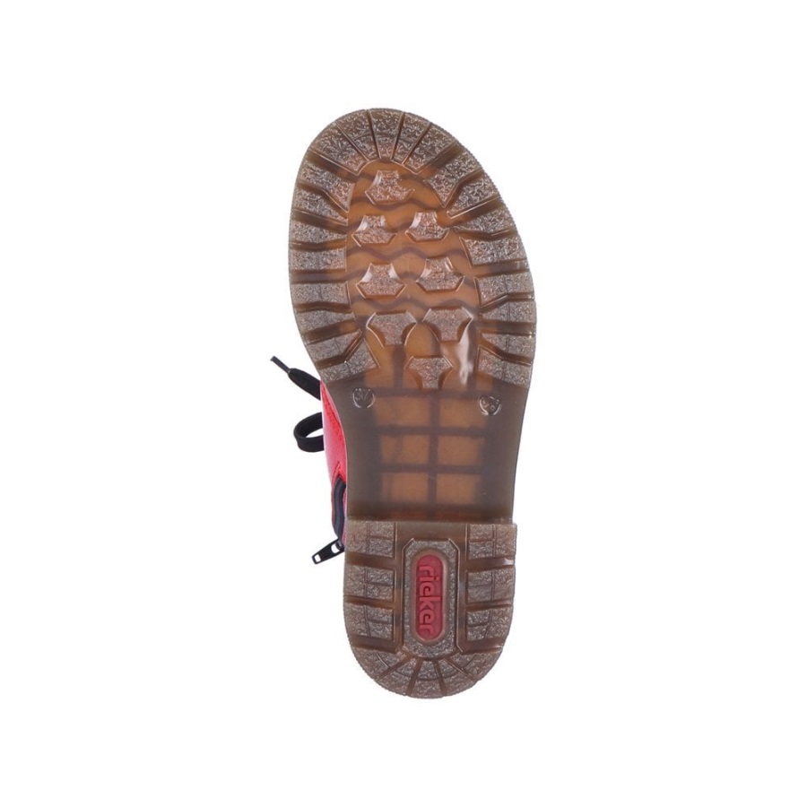 Punaiset Rieker 78240 Naisten Saappaat