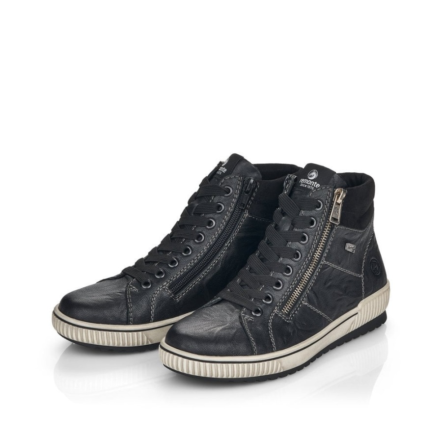 Rieker Remonte D0772 Naisten Mustat Saappaat