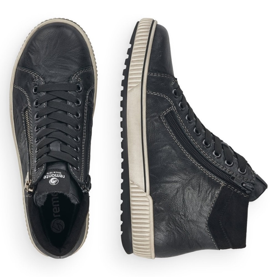 Rieker Remonte D0772 Naisten Mustat Saappaat