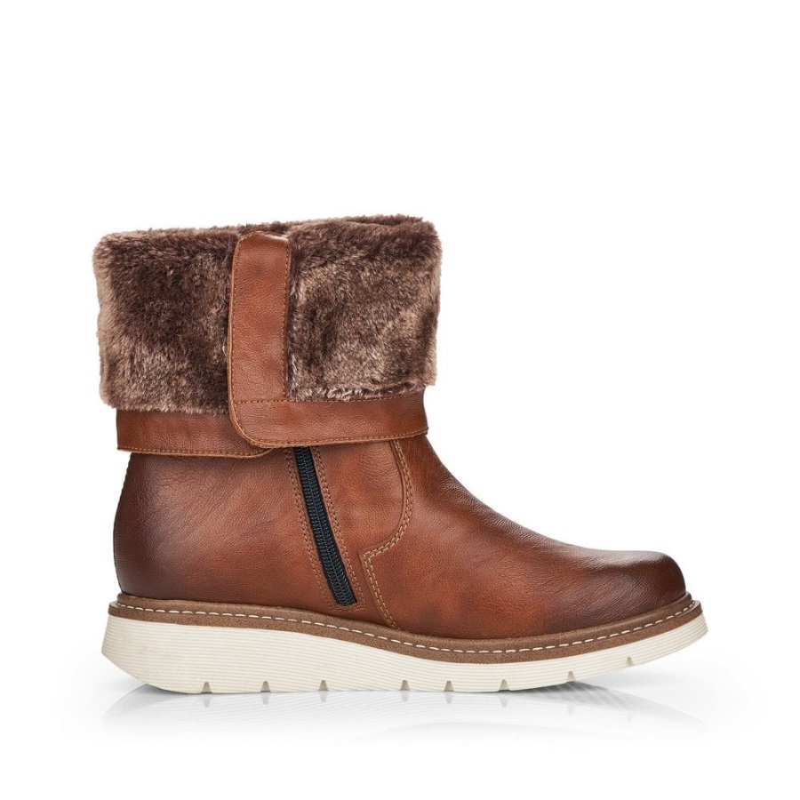 Rieker Remonte D3976 Naisten Saappaat Ruskeat