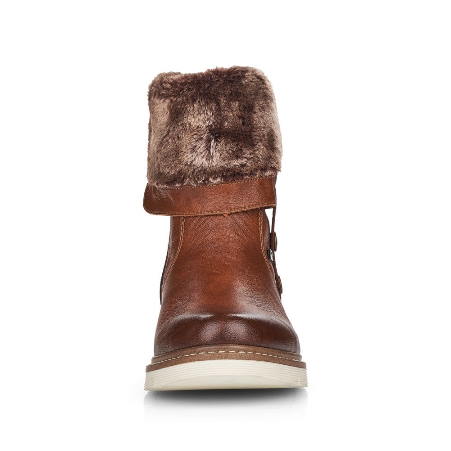 Rieker Remonte D3976 Naisten Saappaat Ruskeat