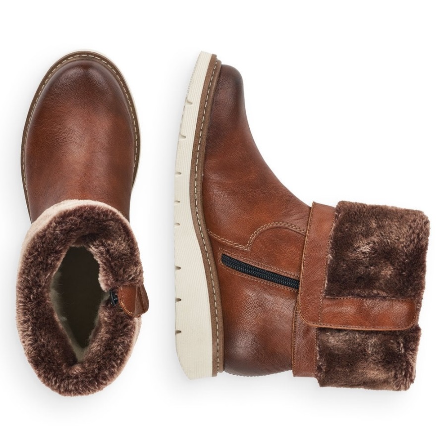 Rieker Remonte D3976 Naisten Saappaat Ruskeat