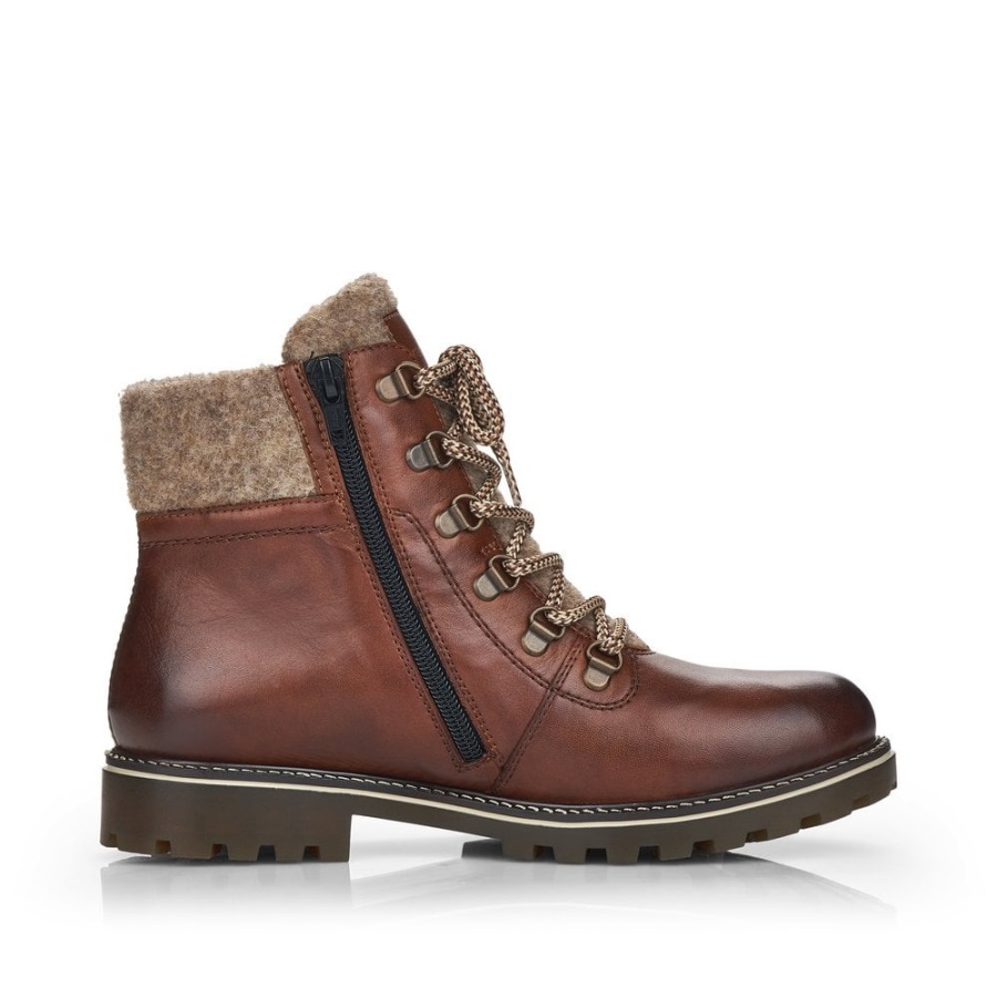 Rieker Remonte D8462 Naisten Saappaat Ruskeat